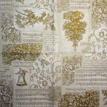 034 Christmas Flowers - 3-ply (gold) - Ihr